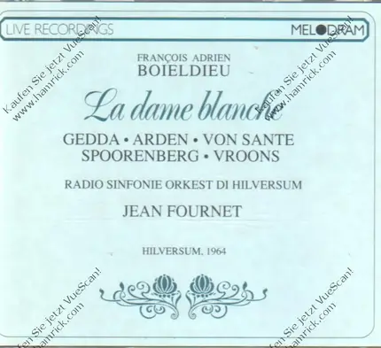 Boieldieu - La dame blanche (Gedda, Arden, Von Sante)