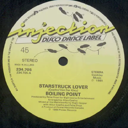 Boiling Point - Starstruck Lover