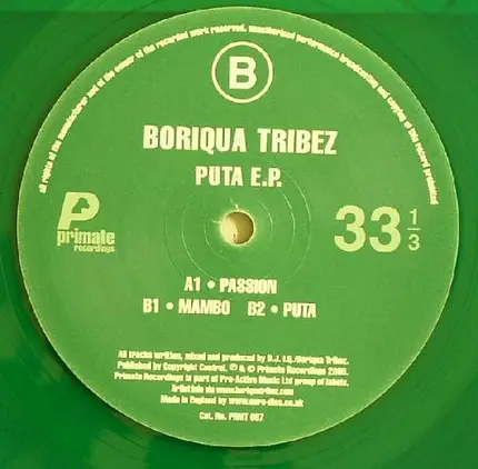 Boriqua Tribez - Puta E.P.