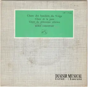 Boris Christoff - Chant Des Bateliers Du Volga