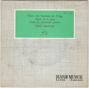 Boris Christoff - Chant Des Bateliers Du Volga