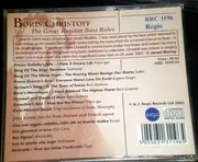 CD - Boris Christoff - The Great Russian Bass Roles