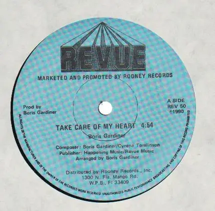 Boris Gardiner - Take Care Of My Heart