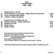 CD - Boris Lyatoshynsky - Symphonies Nos. 2 and 3