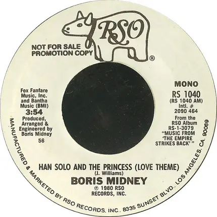 Boris Midney - Han Solo And The Princess (Love Theme)