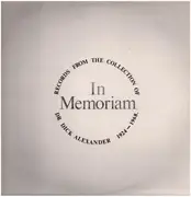LP - Boronat, Bispham, De Lucia a.o. - In Memoriam: Records From The Collections Of Dr Dick Alexander 1924-1968