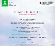 CD - Boston Camerata / Joel Cohen / Schola Cantorum Of Boston - Simple Gifts