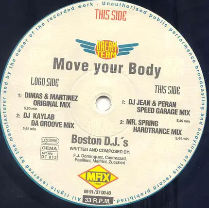 Boston DJ's - Move Your Body