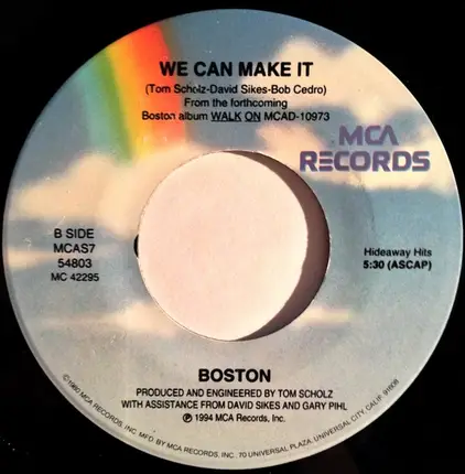 Boston - I Need Your Love