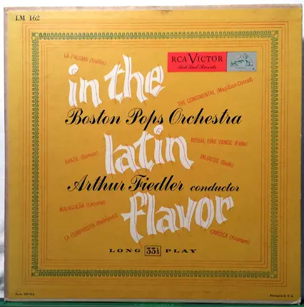 Boston Pops Orchestra , Arthur Fiedler - In The Latin Flavor