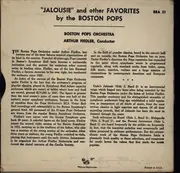 7inch Vinyl Single - Boston Pops Orchestra , Arthur Fiedler - 'Jalousie' And Other Favorites - EP