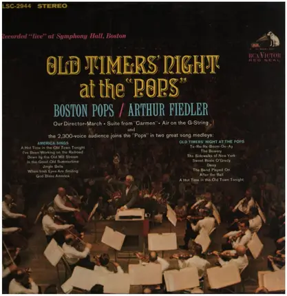 Boston Pops, Arthur Fiedler - Old Timers' Night At The 'Pops'