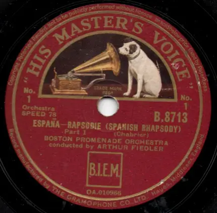 Boston Promenade Orchestra - Espana Rapsodie
