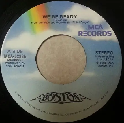 Boston - We're Ready