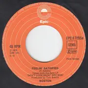 7inch Vinyl Single - Boston - Feelin' Satisfied
