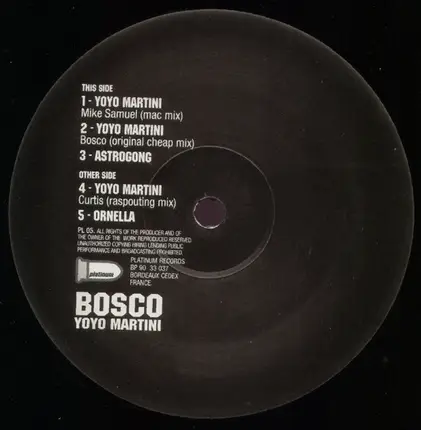 Bosco - Yoyo Martini