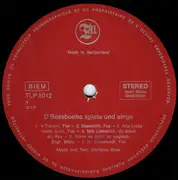 LP - Boss Buebe - D'Bossbuebe Spiele Und Singe