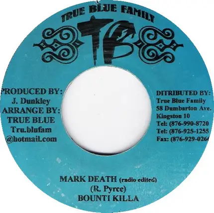 Bounty Killer - Mark Death
