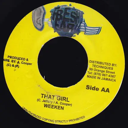 Bounty Killer / Jagwa / We-Ken - Yeah / That Girl
