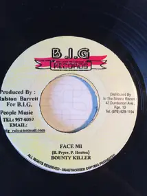 Bounty Killer - Face Mi / Born Galis