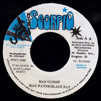 Bounty Killer & Pinchers / Max Wayne & Black Rat - Sweat Dem / Man Guinep