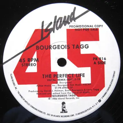 Bourgeois Tagg - The Perfect Life