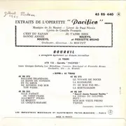 7inch Vinyl Single - Bourvil - Chante L'Opérette Pacifico