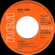 7inch Vinyl Single - David Bowie - Rebel Rebel