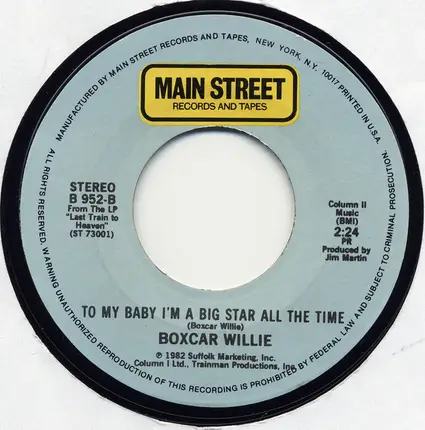 Boxcar Willie and Penny DeHaven - We Made Memories / To My Baby I'm A Big Star All The Time