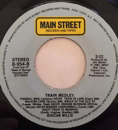 Boxcar Willie - Train Medley
