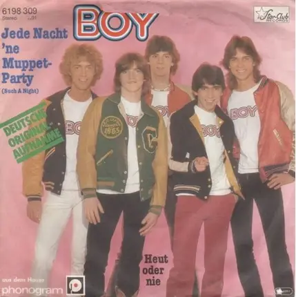 Boy - Jede Nacht 'ne Muppet-Party (Such A Night)