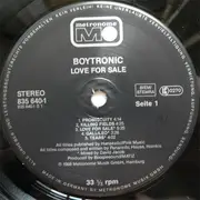 LP - Boytronic - Love For Sale