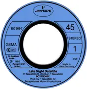 7inch Vinyl Single - Boytronic - Late Night Satellite
