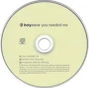 CD Single - Boyzone - You Needed Me
