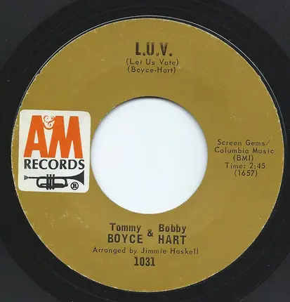 Boyce & Hart - I Wanna Be Free