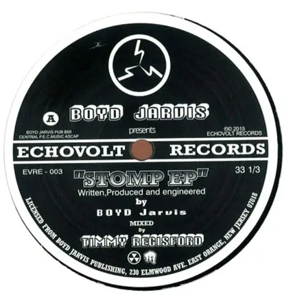 Boyd Jarvis - Stomp Ep