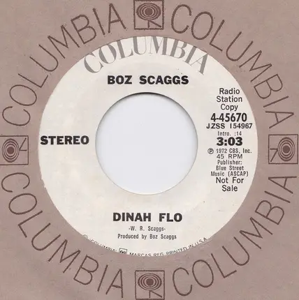 Boz Scaggs - Dinah Flo