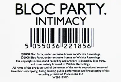 Bloc Party - Intimacy