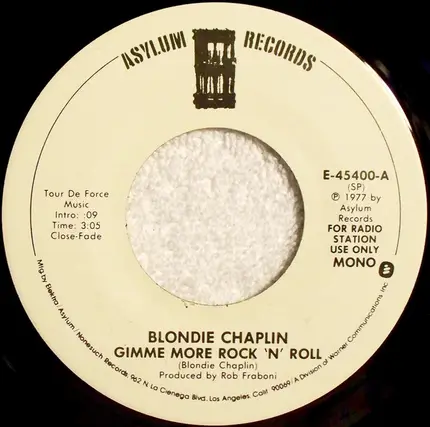 Blondie Chaplin - Gimme More Rock 'N' Roll