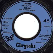7inch Vinyl Single - Blondie - Call Me / Call Me (Instrumental)
