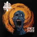 12inch Vinyl Single - Blood Feast - Face Fate - Clear w/ Orange Splatter + Inserts