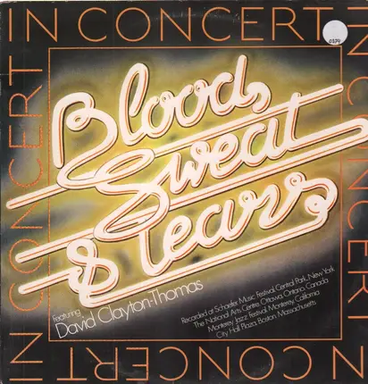 Blood Sweat & Tears - In Concert