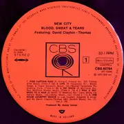 LP - Blood, Sweat And Tears Featuring David Clayton-Thomas - New City