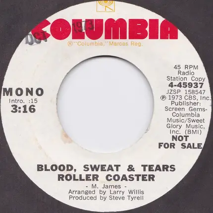 Blood, Sweat And Tears - Roller Coaster