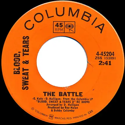 Blood, Sweat And Tears - hi-de-ho / the battle