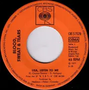 7inch Vinyl Single - Blood, Sweat And Tears - Lisa, Listen To Me
