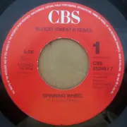 7inch Vinyl Single - Blood, Sweat And Tears - Spinning Wheel / And When I Die