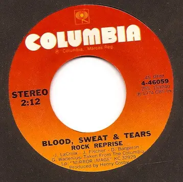 Blood, Sweat And Tears - Tell Me That I'm Wrong / Rock Reprise