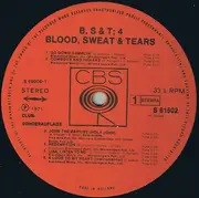 LP - Blood, Sweat And Tears - B, S & T; 4 - club edition