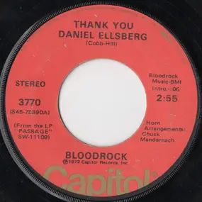 Bloodrock - Thank You Daniel Ellsberg